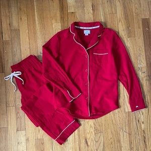 Petite Plume flannel pajama set, XS